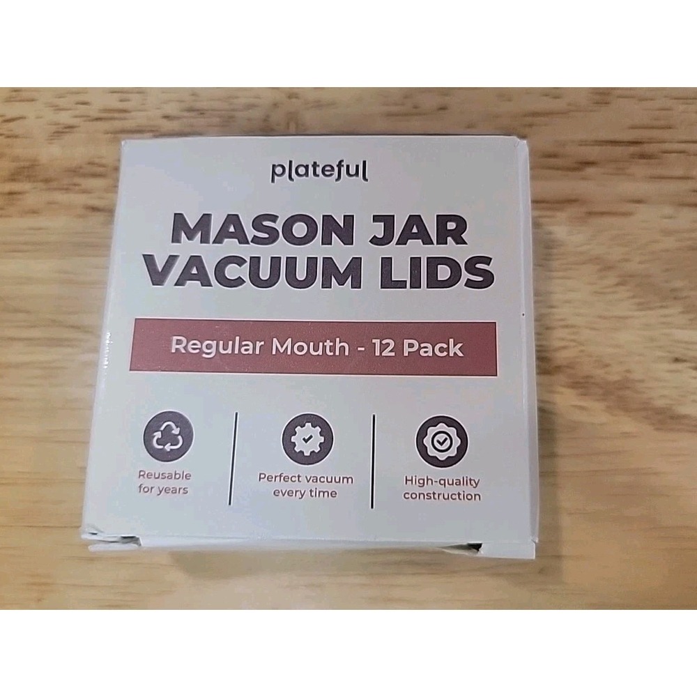 Plateful Mason Jar Vacuum Lids For Regular Mouth Jars